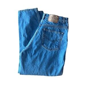 Vintage PS Gitano Jeans Womens 18W Short Blue Medium Wash High Rise Tapered 90s